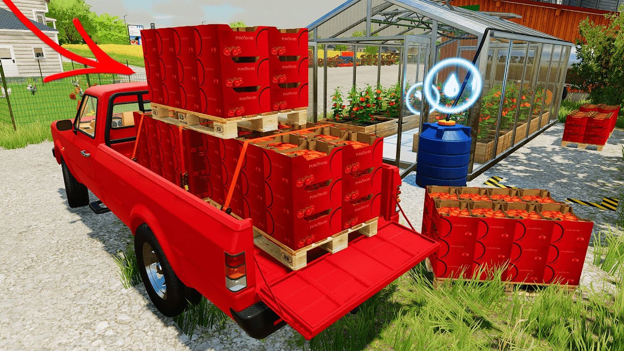 Sprzedaż pomidorów😱[PIERWSZA NAPRAWA CIĄGNIKÓW] | Farming Simulator 22 | 