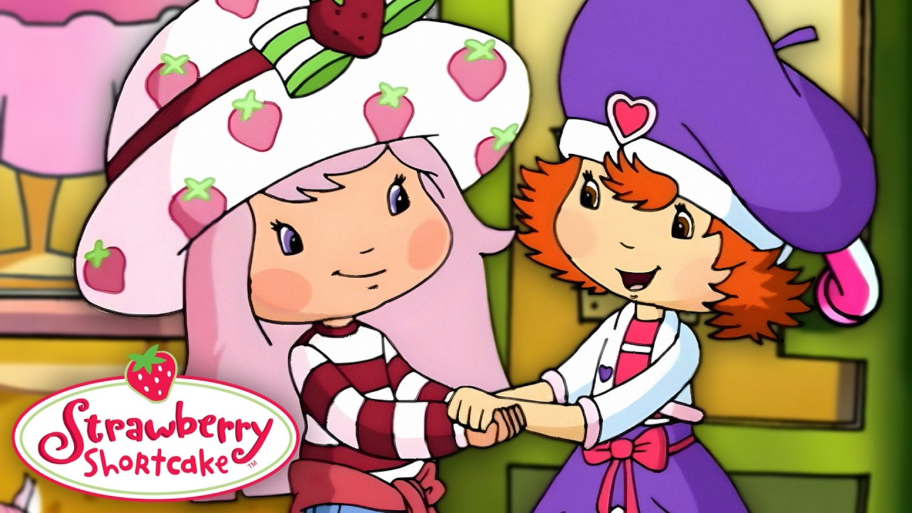 Strawberry Shortcake Classic 🍓 Strawb's NEW Friend 🍓 Strawberry Shortcake 🍓 Cartoon for Kids