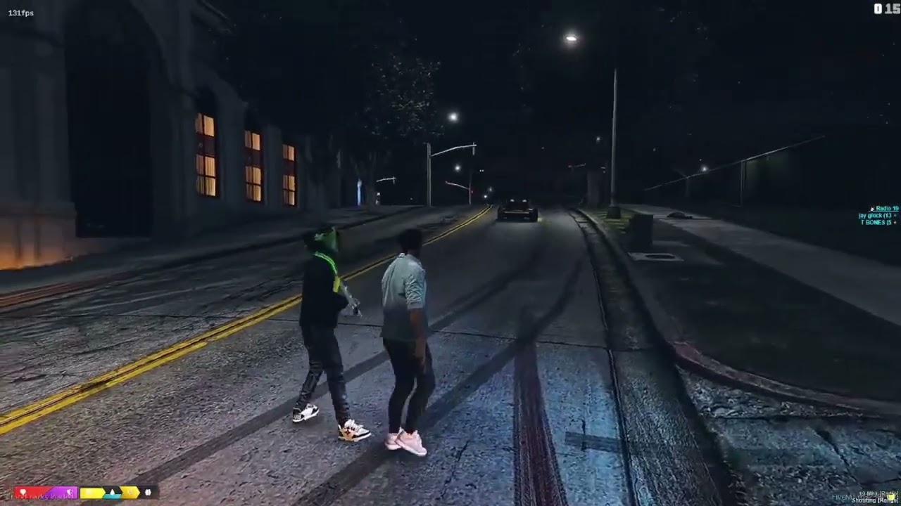 INDUSTREETS RP   -BONES GETS CAUGHT UP IN GANG BEEF WHILE HANGING WITH FRIENDS AT NIGHT