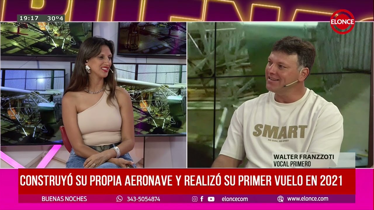 Construy&oacute; su propia aeronave y realiz&oacute; su primer vuelo , m&aacute;s actividades en el aeroclub