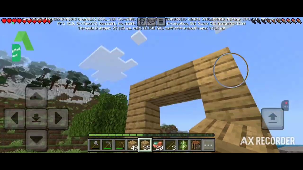 Minecraft1. Bölüm ev yaptım😱