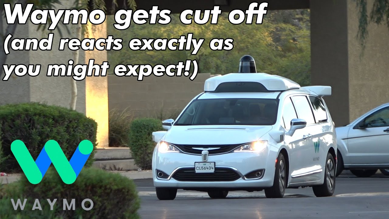Waymo Gets Cut Off in Traffic (it reacts exactly as you might expect) | JJRicks Rides With Waymo #22