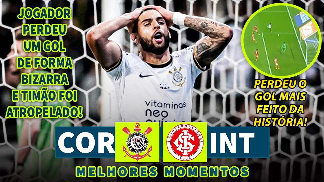 CRAQUE PERDEU UM GOL FEITO | Corinthians x Internacional | Melhores Momentos (COMPLETO) | 05/04/2026