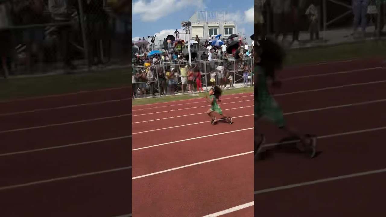 Alaya Ambi - 100m 🔥 #trackandfield #track #sprinter #running #shorts #fyp #espn #highlights