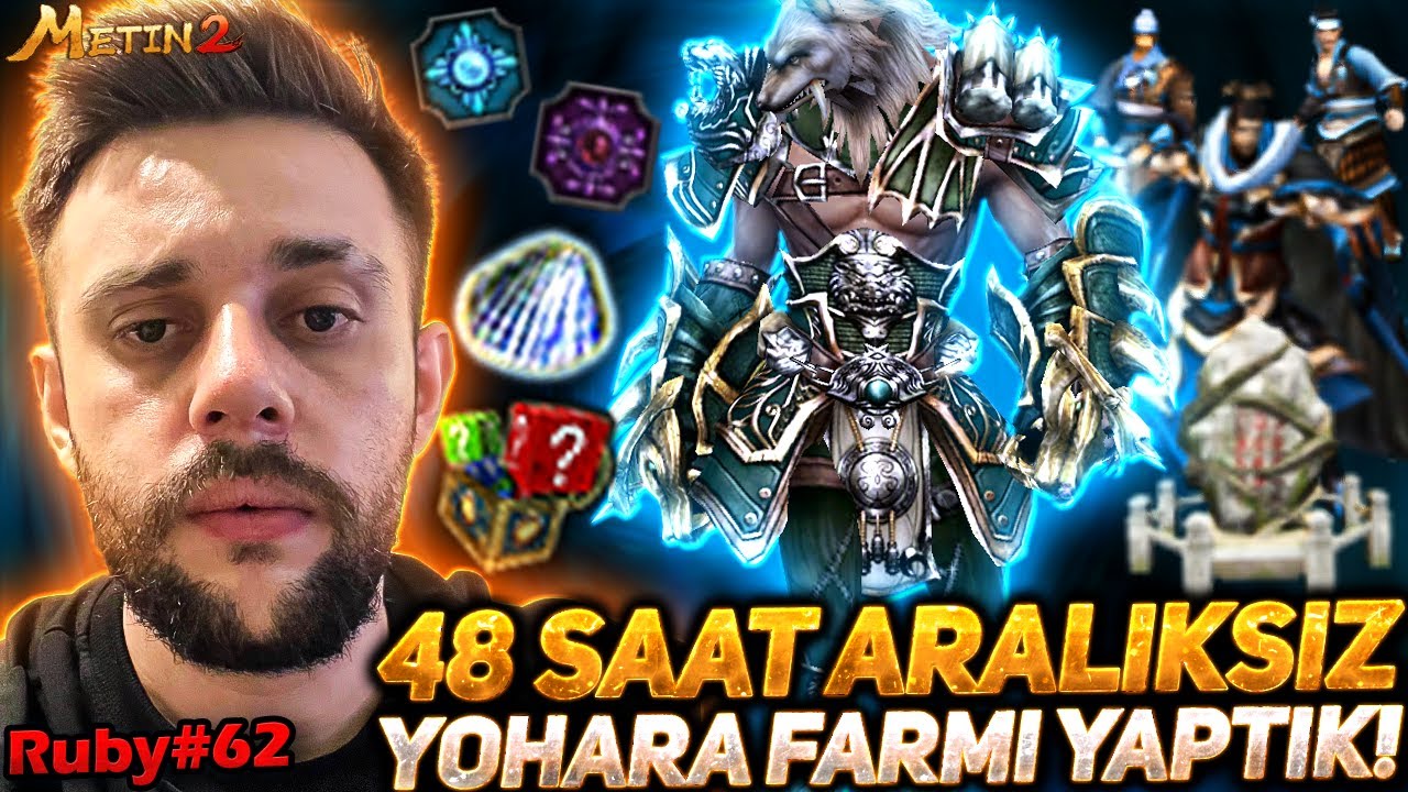 TAM 48 SAAT ARALIKSIZ SUNAK FARMI ! PET KİTABI SANDIĞI TAKTİĞİ ! METİN2 TR RUBY BÖLÜM 62