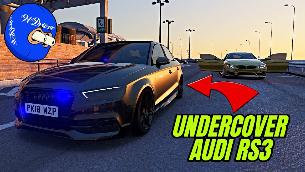 INSANE Police CHASE In A Undercover Audi RS3 - Assetto Corsa (4090 RTX Gameplay)