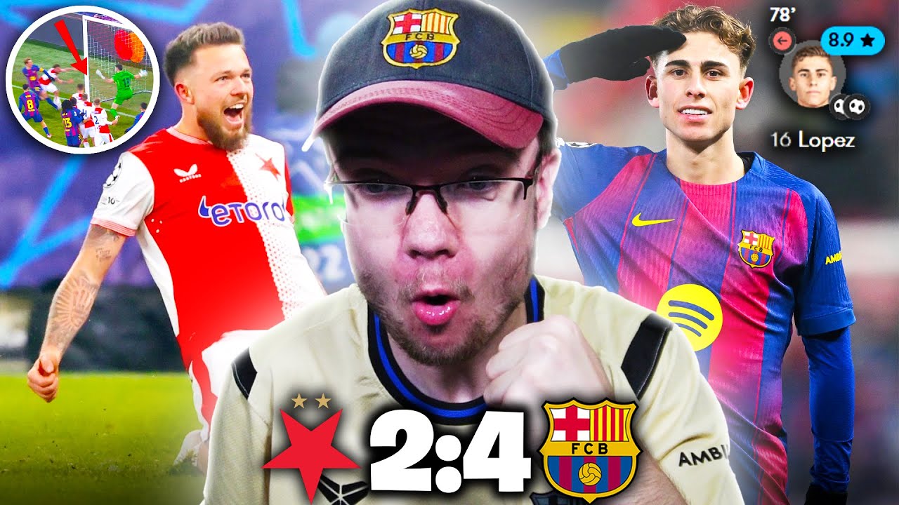 Barcelona sa TRÁPILA proti Slavii?! 😬🇨🇿