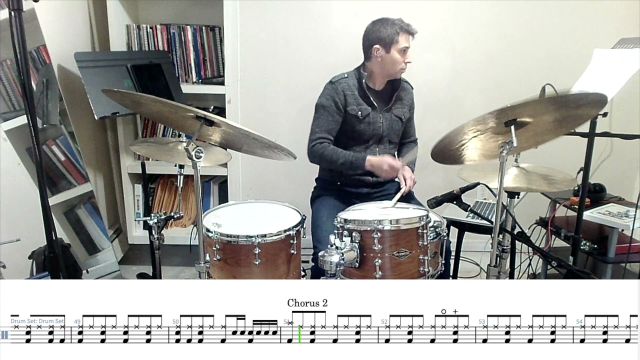 Rolling In The Deep by Adele with Drum Notation