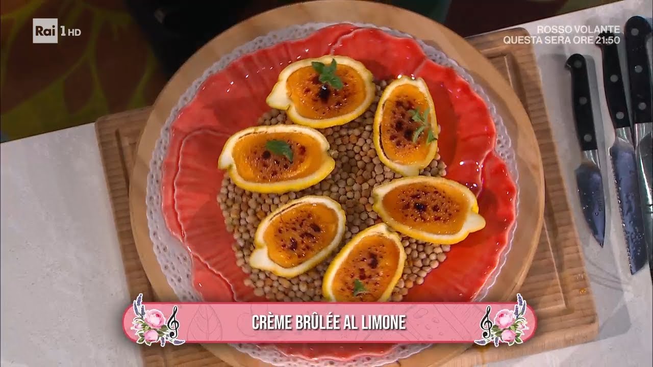 Crème brûlée al limone - È sempre mezzogiorno 23/02/2026