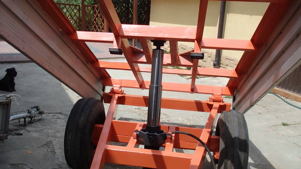 Przyczepa :Kubota L 22 - pierwsze próby.