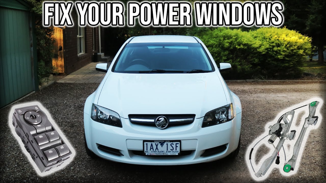 Power Window Switch and Motor / Regulator Replacement | VE Commodore