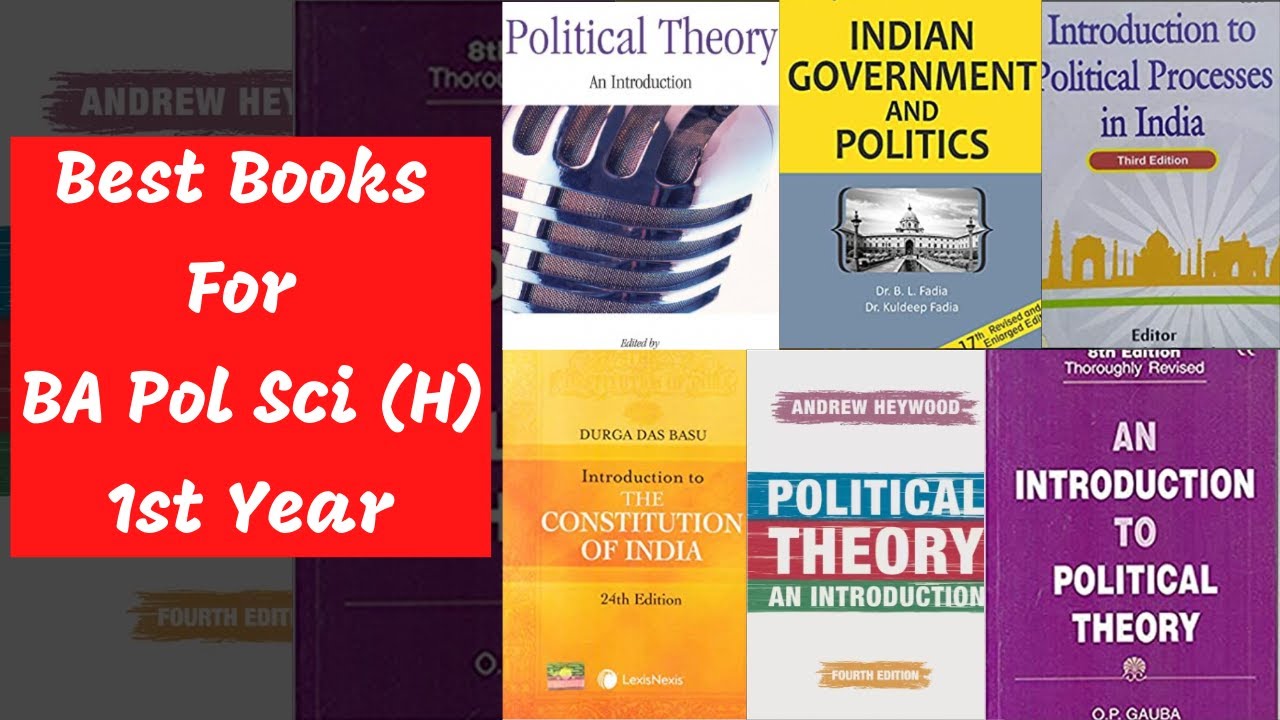 Best Books For BA Political Science Honours | 1st Year | 2022
