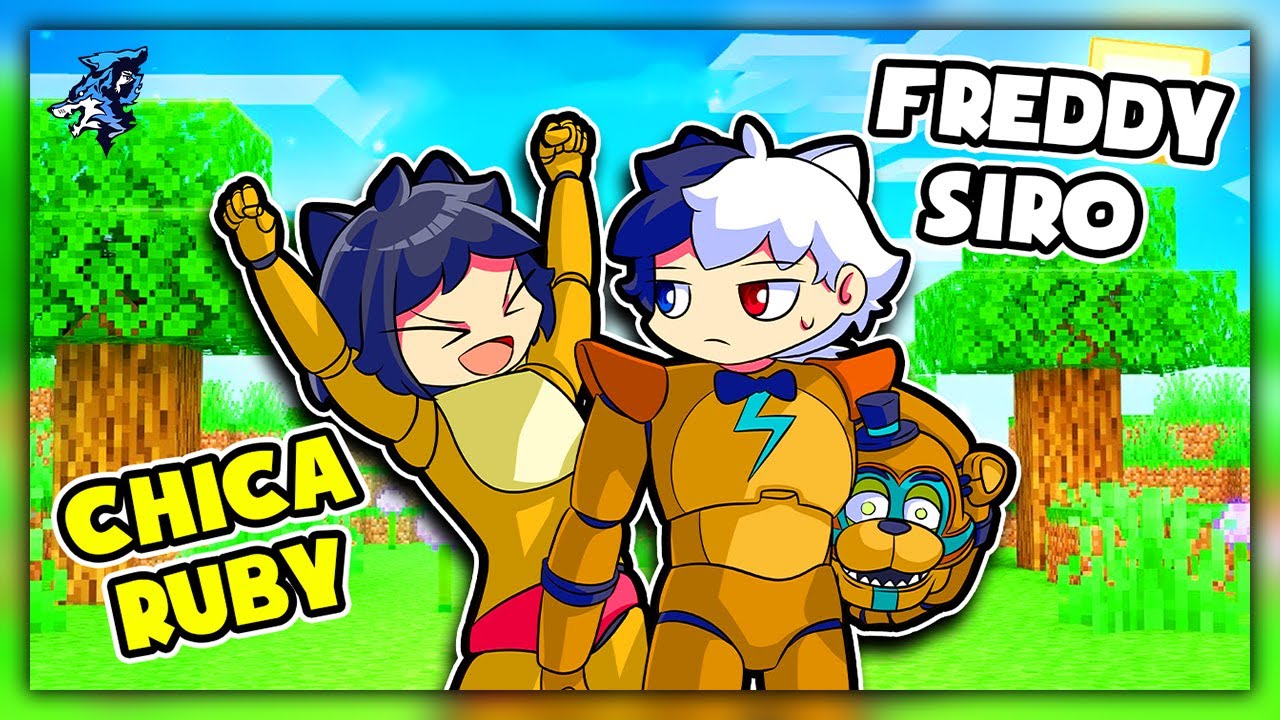 Siro và Noob Ruby Triệu Hồi Golden Freddy *Siro Sinh Tồn FNAF Trong Minecraft