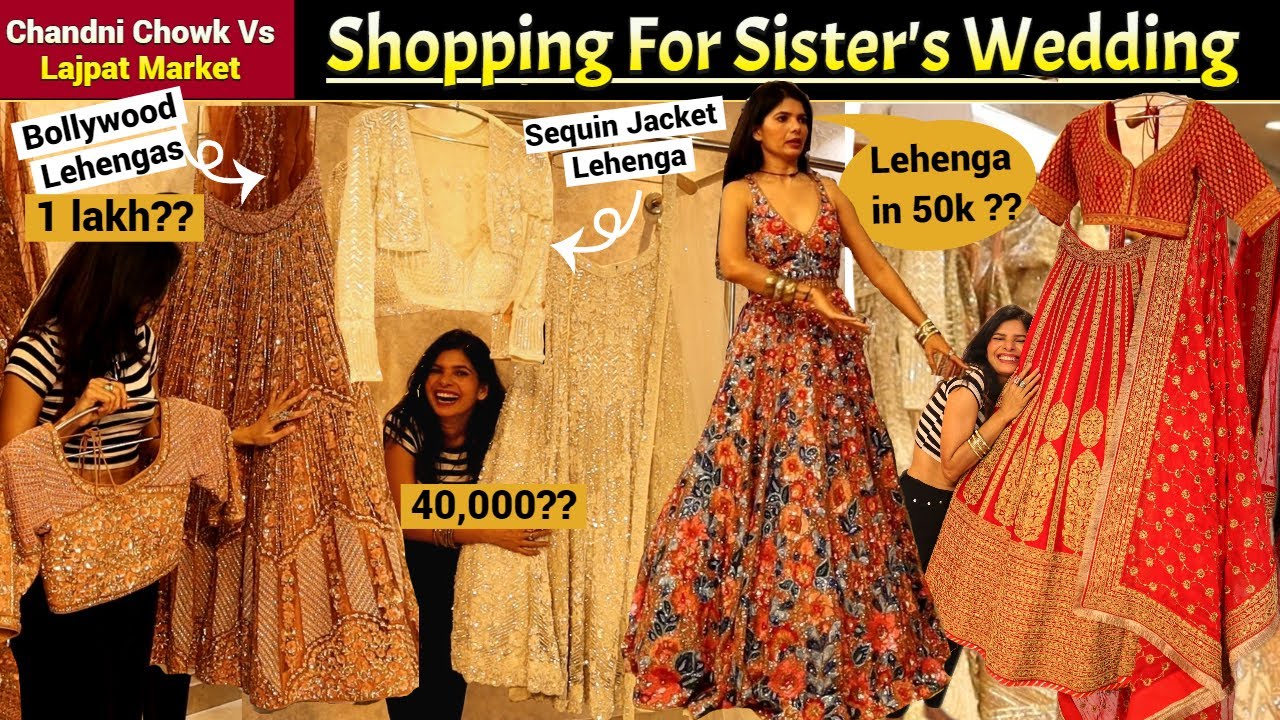 Bridal Lehenga Shopping Under 1 Lakh In Delhi's Famous Market |Sabyasachi & Manish Malhotra Lehenga