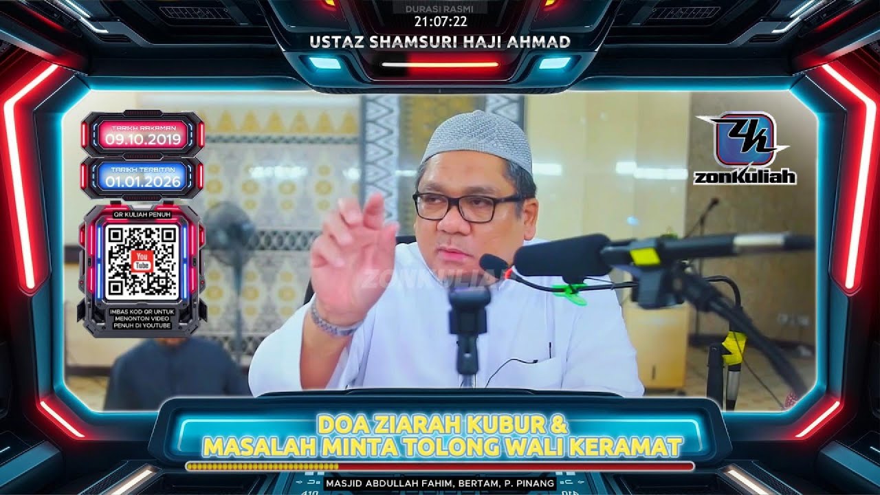 TAZKIRAH : Doa Ziarah Kubur & Masalah Minta Tolong Dari Kubur Wali - Ustaz Shamsuri Ahmad