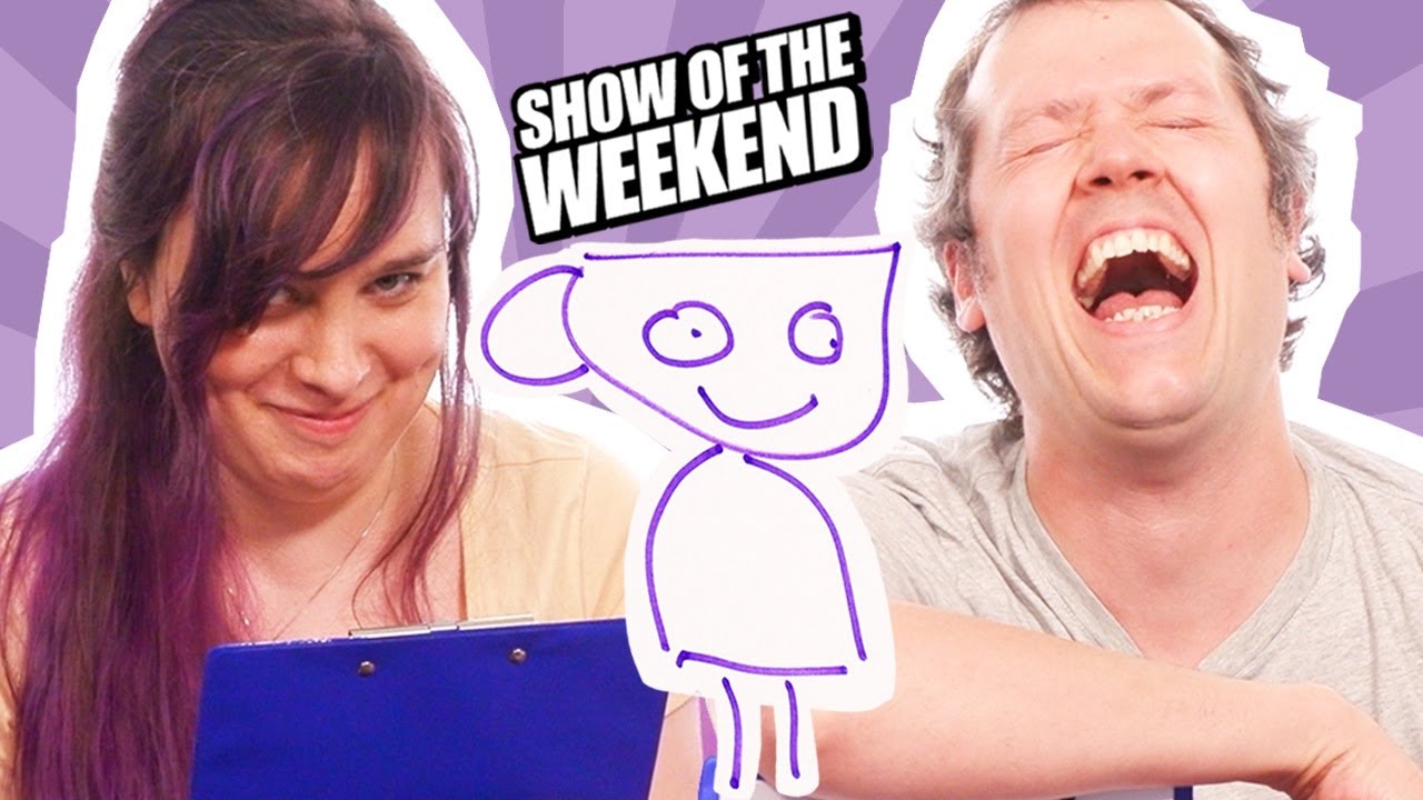 5 Second Video Game Art Challenge - Ellen vs Mike! | Show of The Weekend
