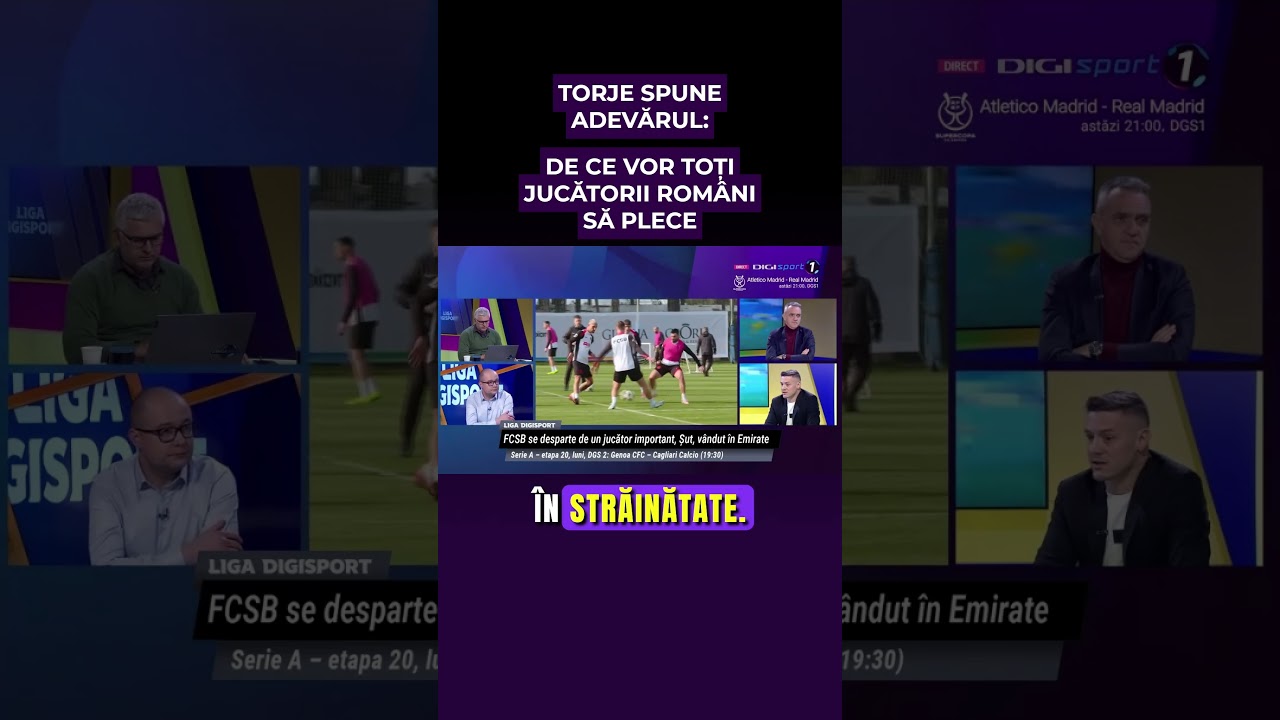 Torje a zis-o direct, după transferul lui Șut: De ce se pleacă din Superligă