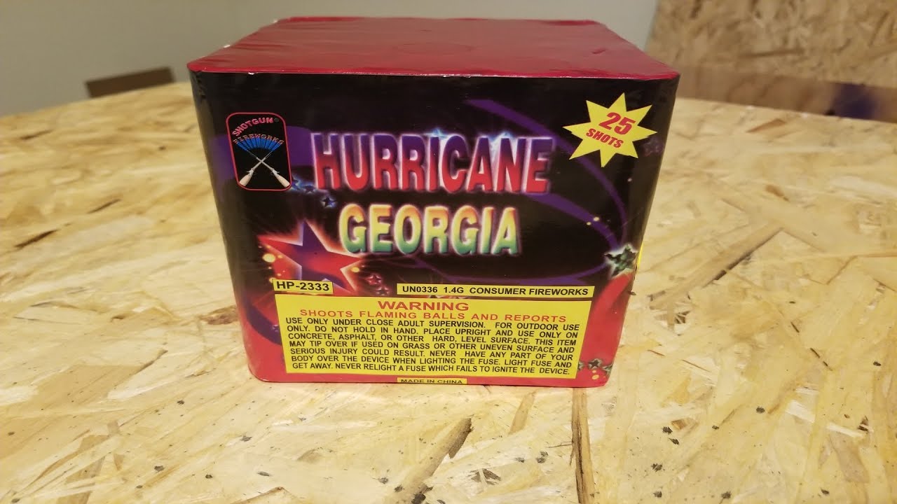 Hurricane Georgia firework - Shotgun Fireworks