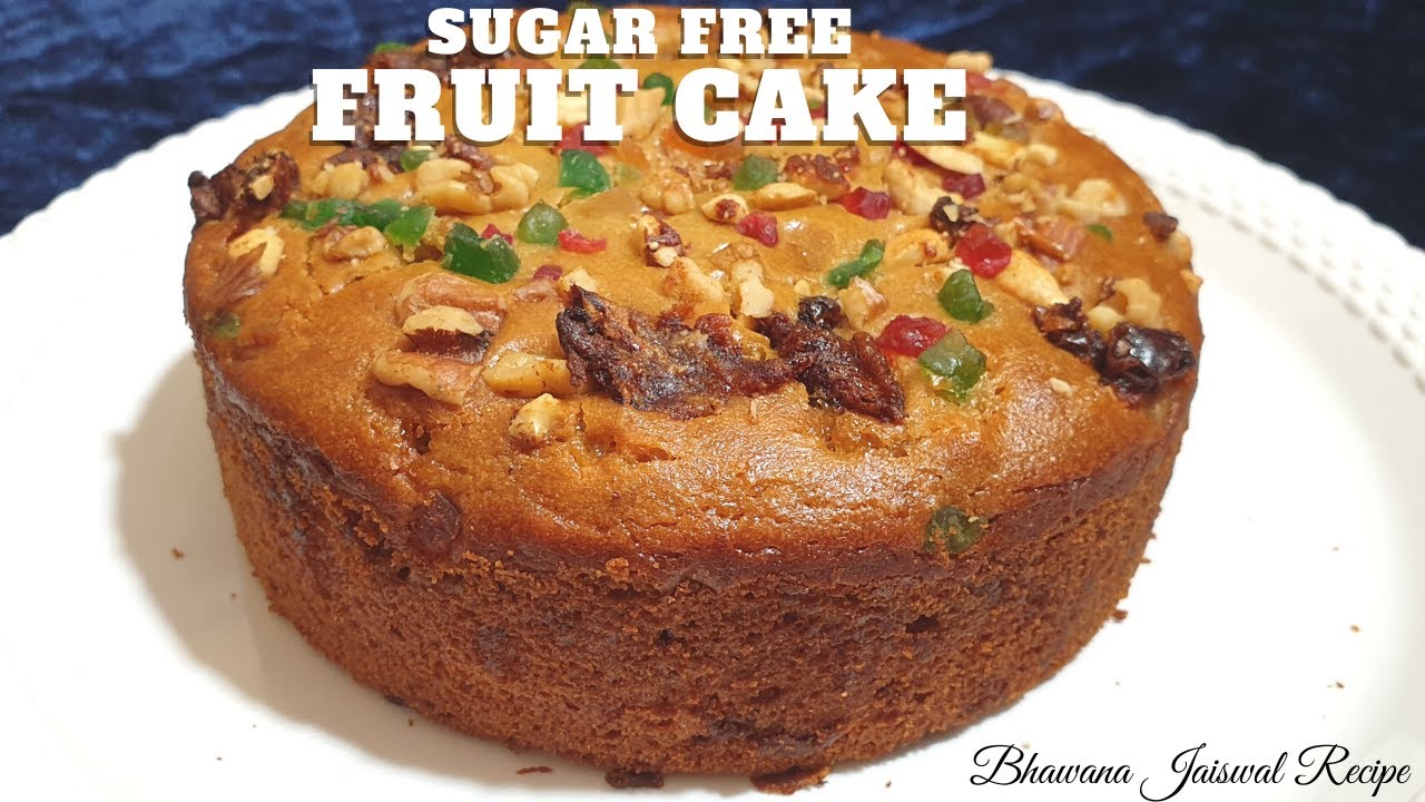 Sugar free Healthy Eggless fruit cake I इतना स्वादिष्ट हेल्दी फ्रूट केक आपने पहले नहीं खाया होगा