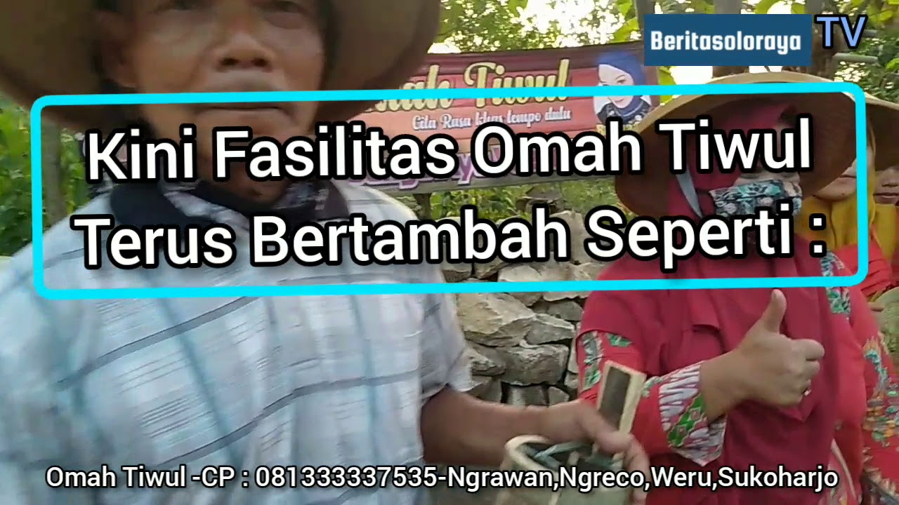 Legenda Tiwul ! Di Omah Tiwul Bunga Ayu Ngreco,Weru,Sukoharjo