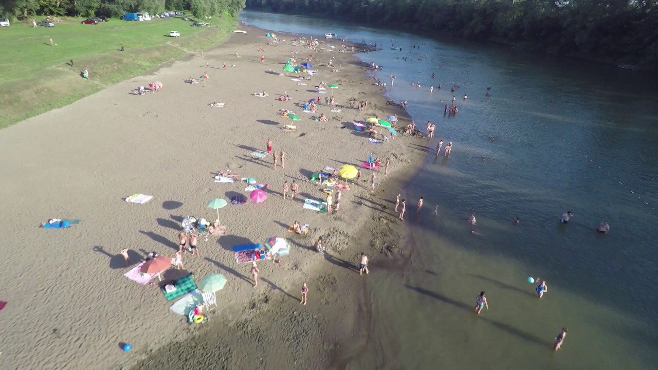 Jánd,Tisza-part, beach- légifelvétel 2017