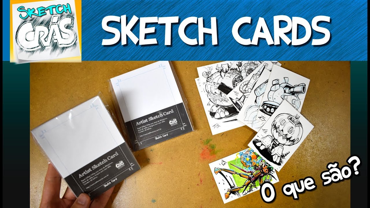 Sketch Cards, o que são? - Sketch Crás