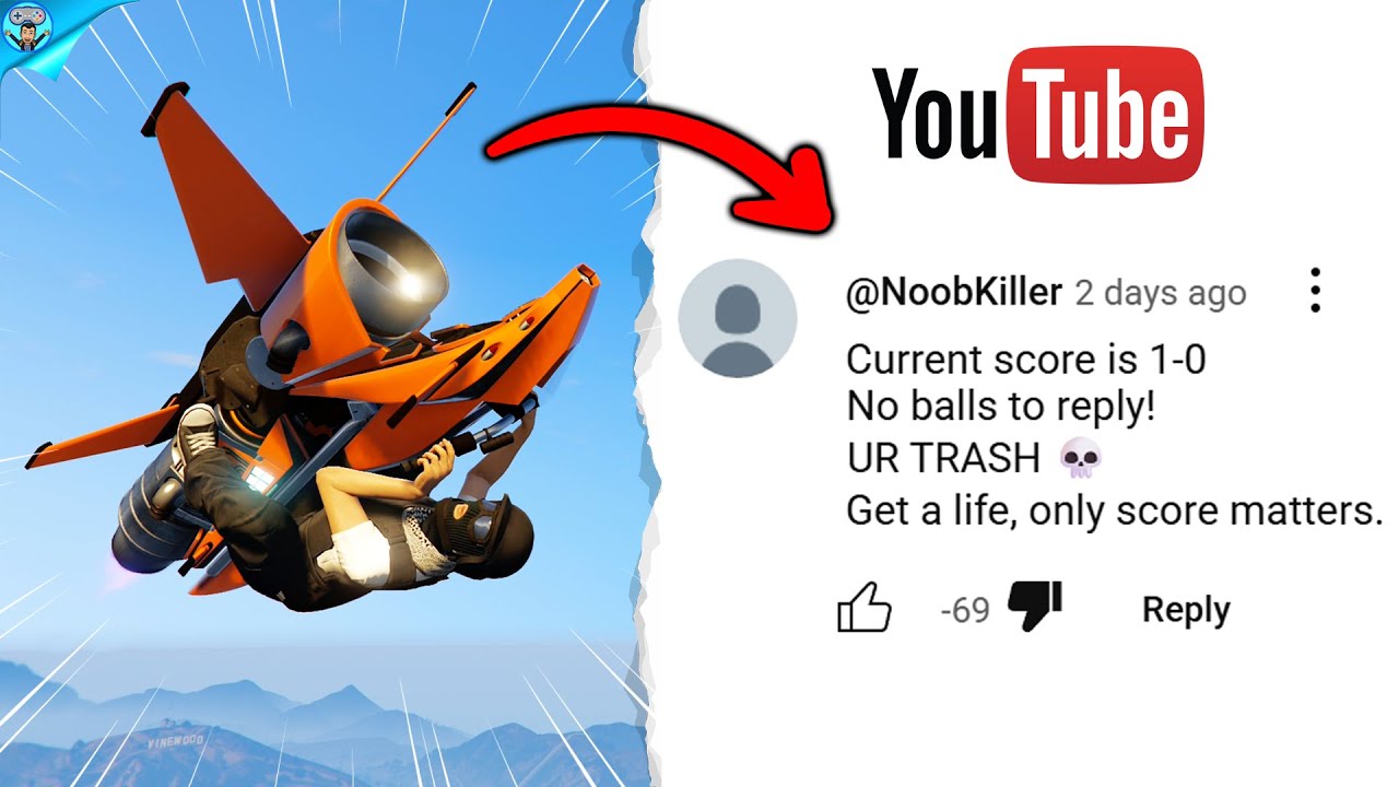 Грифер так разозлился, что прислал мне гневные сообщения на YouTube!