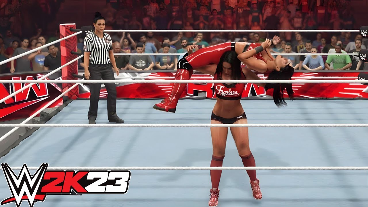 WWE 2K23 Brie Bella vs Nikki Bella