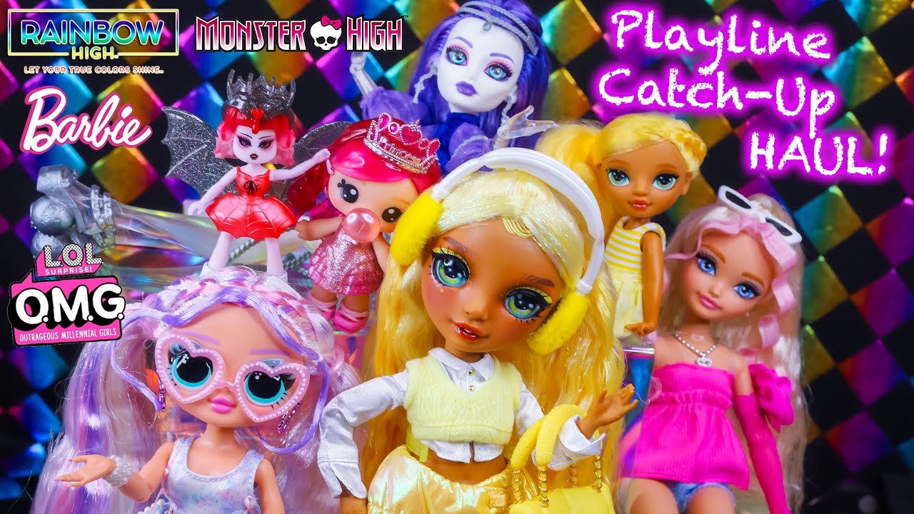 Reviewing the Latest & Hottest Playline Dolls: Rainbow High, Barbie, Monster High & MORE