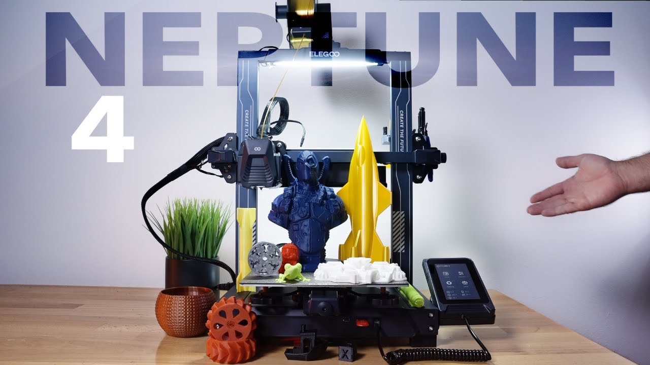 Elegoo Neptune 4 — 3D-принтер Klipper — распаковка и настройка