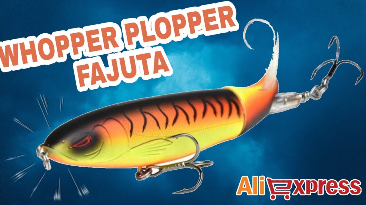 WHOPPER PLOPPER FAJUTA salvando pescaria de traíra - ISCA DO ALIEXPRESS