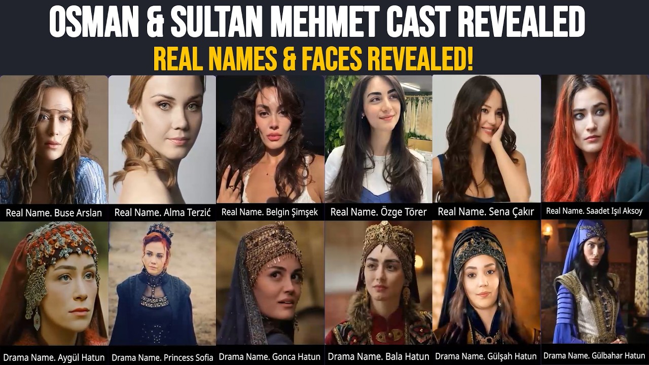 Usman & Sultan Mehmed – Real Faces vs Drama Cast | From History to Screen