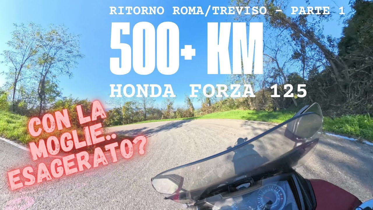 500km in due su uno scooter 125! Esagerato o Avventura? Parte 1/2