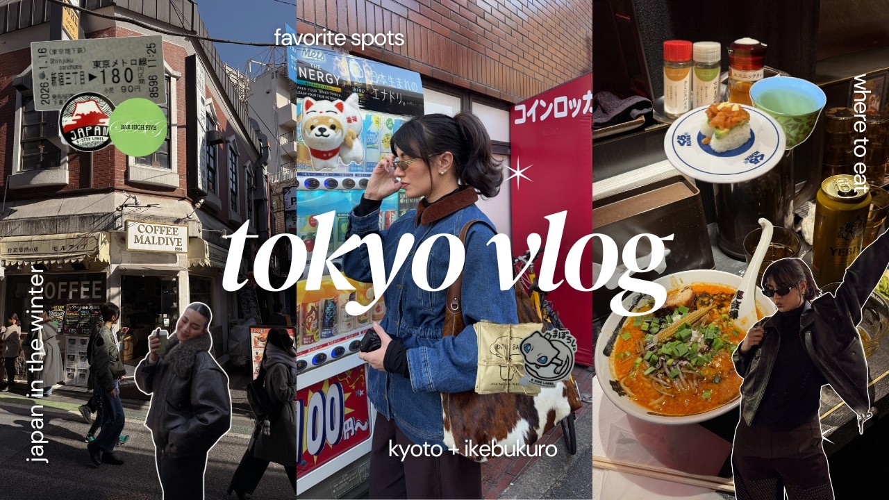 TOKYO VLOG : things to do in Tokyo, best restaurants and drink spots Shinjuku, Ginza + Ikebukuro