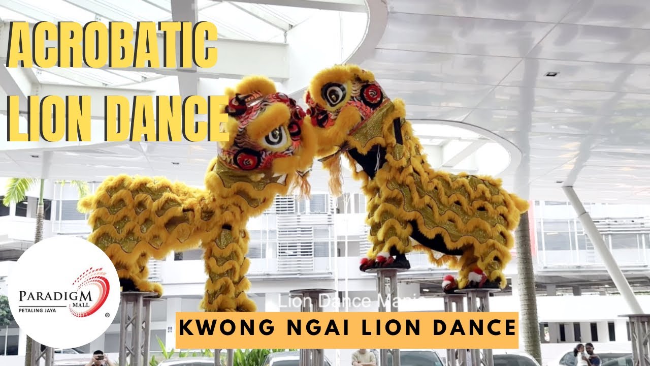 2026 CNY Acrobatic Lion Dance | Kwong Ngai | Paradigm Mall 