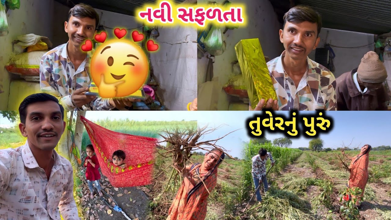 New એવોર્ડ 🏆 || તુવેરનું પૂરું || Life at Botad Village Vlogs 