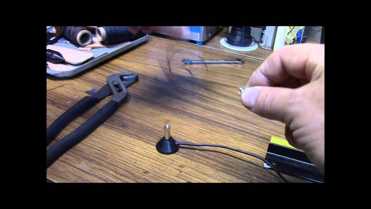 DIY Dual Band VHF UHF antenna from surplus
