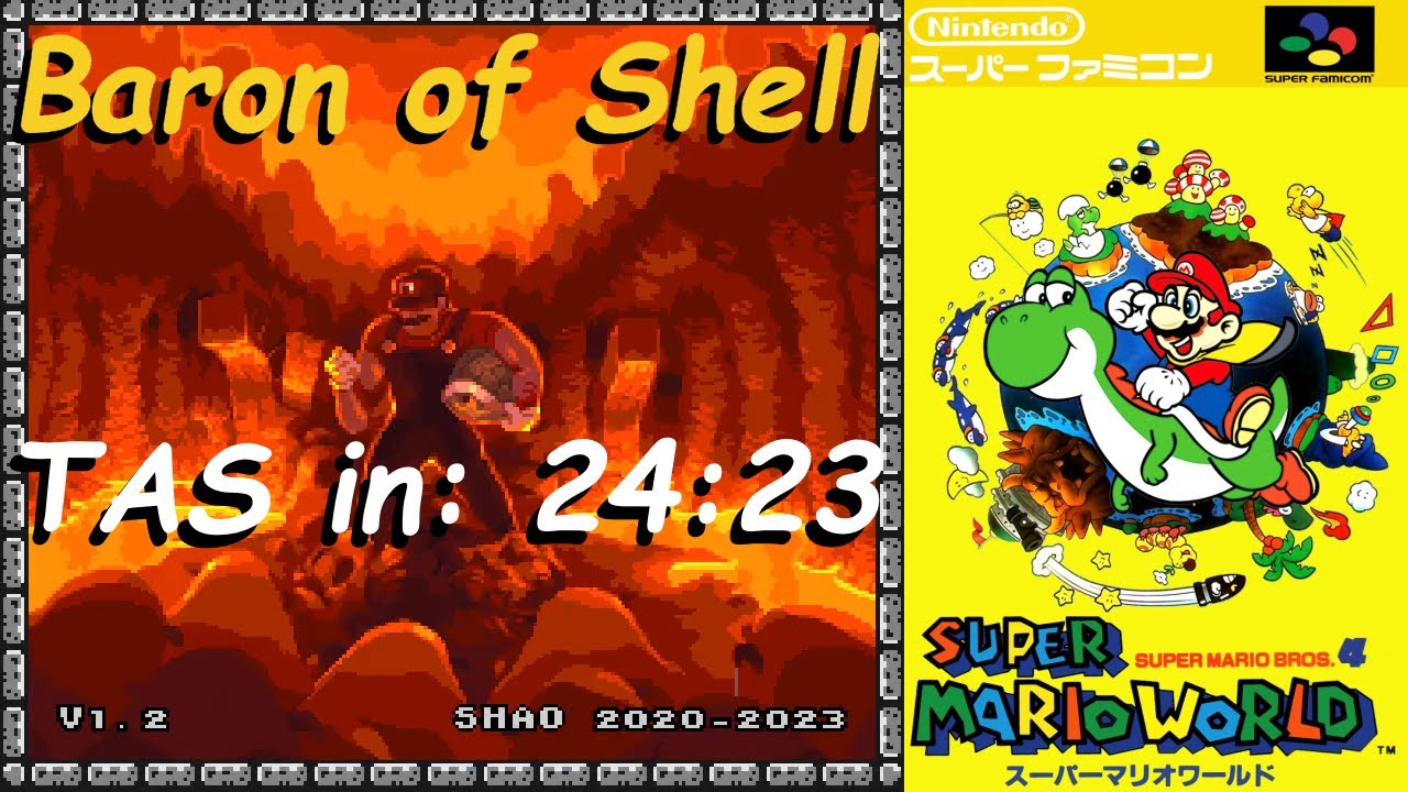 [TAS] Baron of Shell (SMW Hack) in 24:23