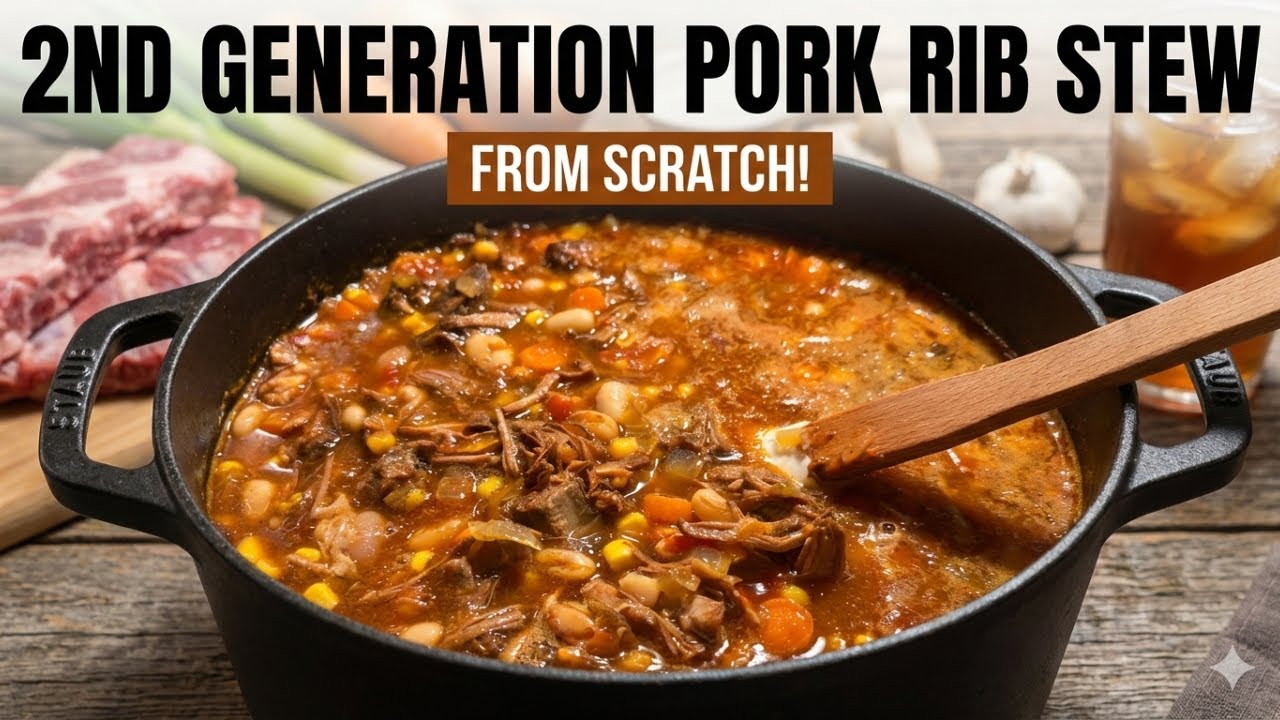 My Grandma's Pork Rib Stew🍖🍲 | 3rd Generation Comfort ✨