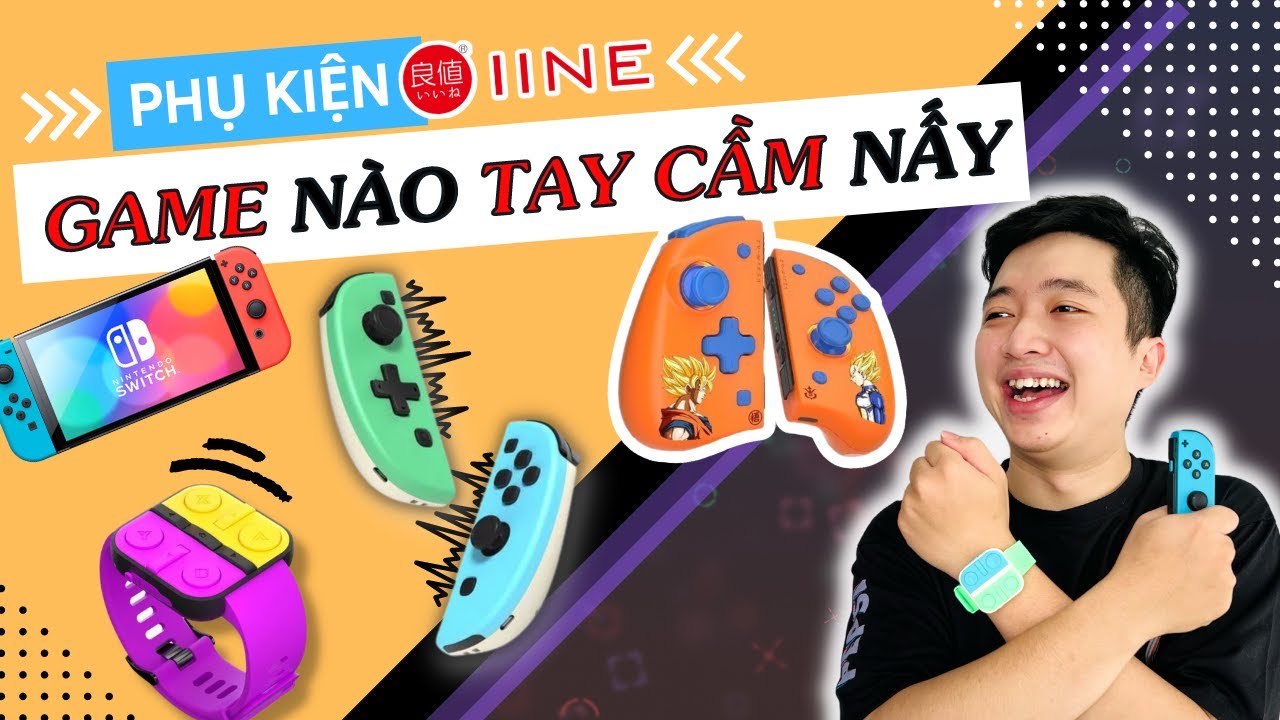 TAY CẦM IINE dành cho Nintendo Switch | Top các phụ kiện IINE có chức năng tương tự JOY-CON