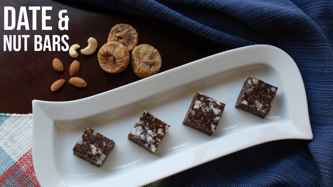 Date And Nut Bars | No Bake Energy Bars | Healthy Snack for Kids | No sugar Added Recipe