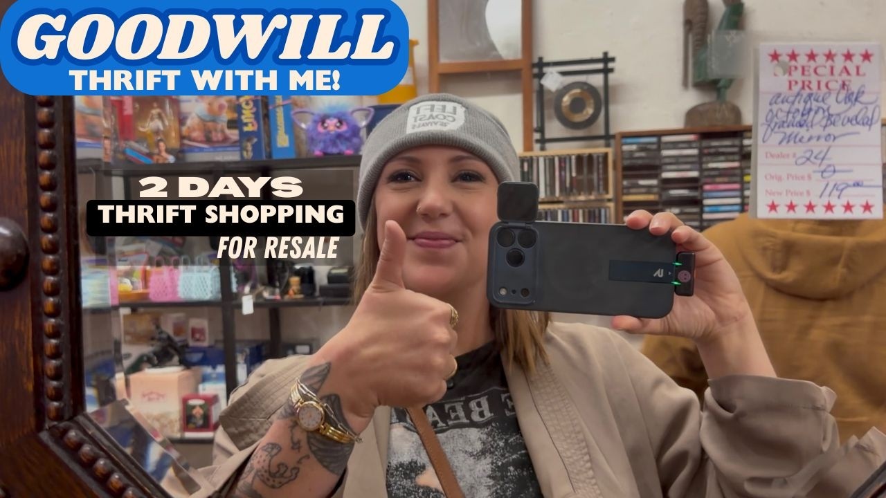 WE HAD A GOODWILL DATE NIGHT! | Goodwill Shopping | Thrift With Me | Thrift for Resale