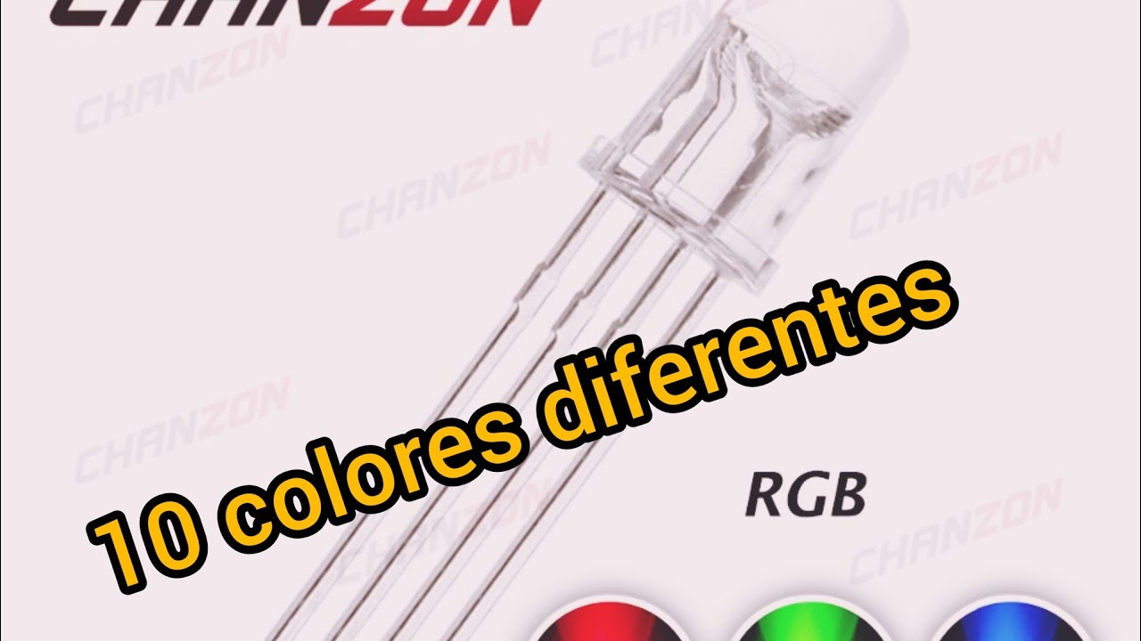 Como Sacar 10 colores con el led RGB
