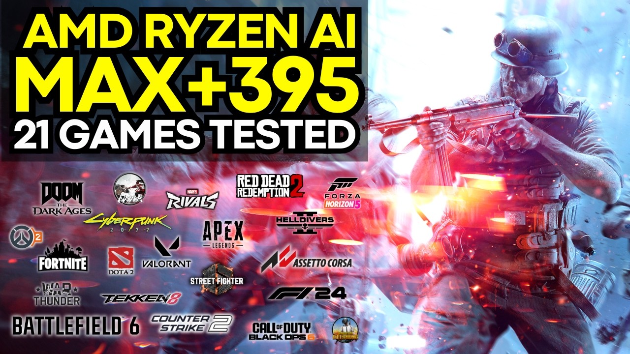 AMD Ryzen AI Max+ 395 &ndash; 4K Gaming Without a GPU? (21 Games Tested)