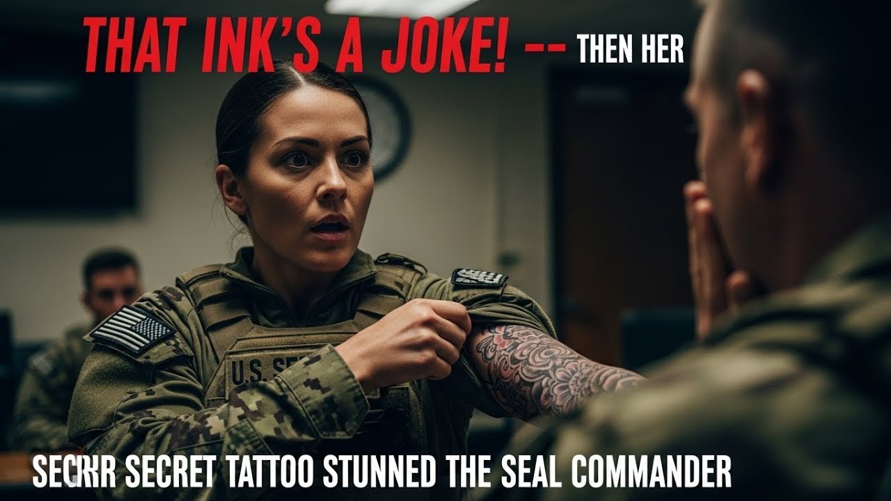 That Ink’s a Joke!”—Then Her Secret Tattoo Stunned the SEAL Commander | Emotional Stories.