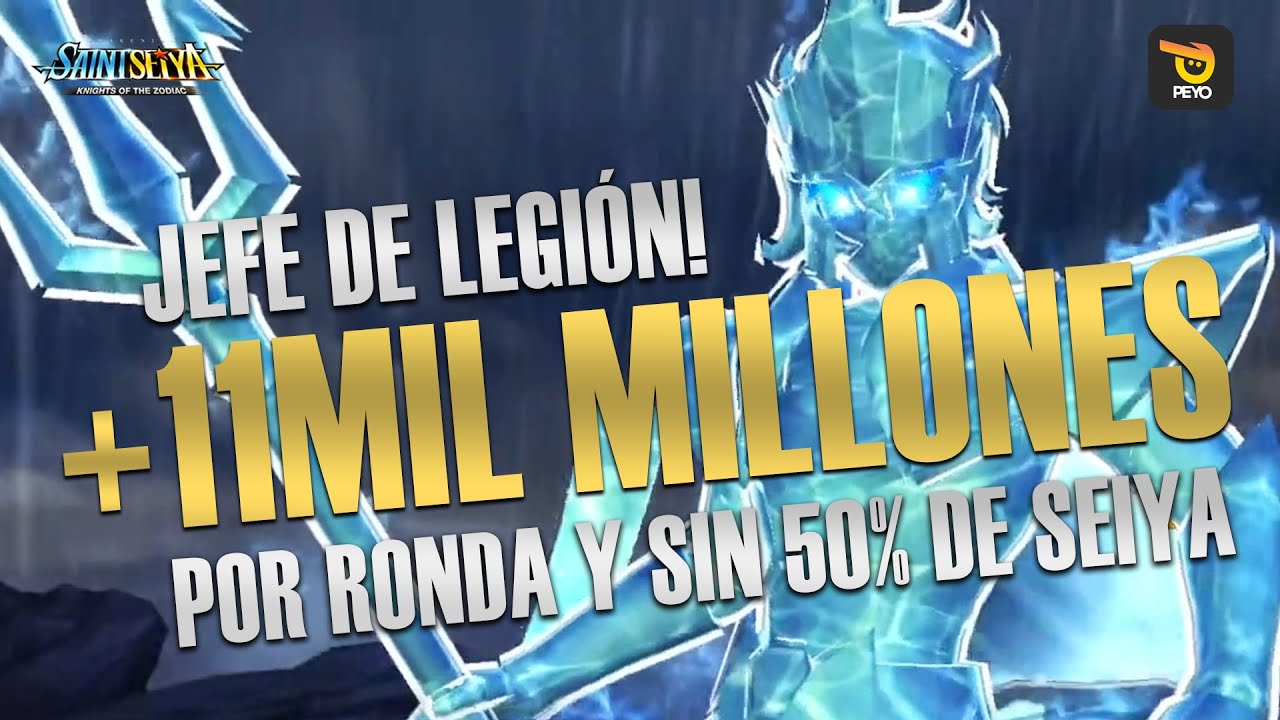 ⭐TECH JEFE DE LEGIÓN! 11 MIL MILLONES X RONDA! (NO ME BAJARON A SEIYA) ⭐Saint Seiya Awakening KOTZ