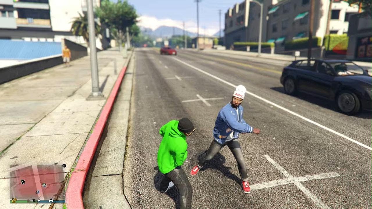 ЛЕГЕНДАРНЫЙ УЛИЧНЫЙ БОЙ против AUDIIFLEE GTA 5 PS5