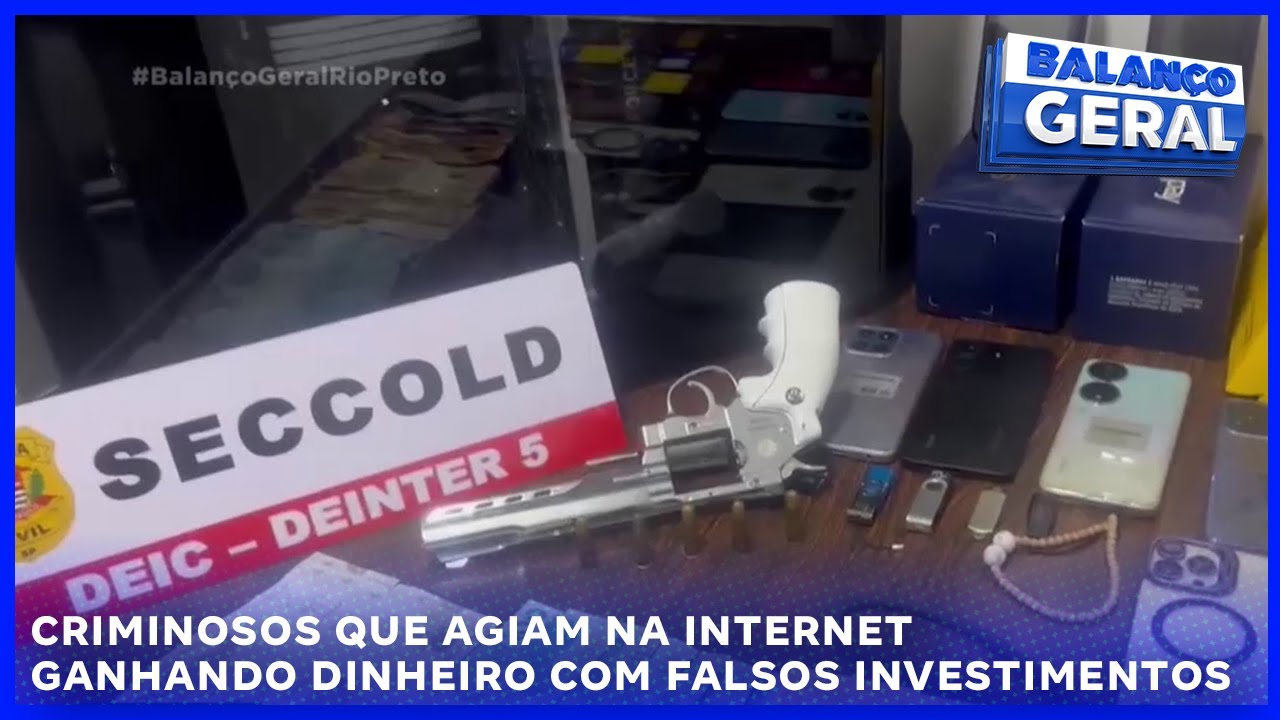 Condenados criminosos que agiam na internet ganhando dinheiro com falsos investimentos