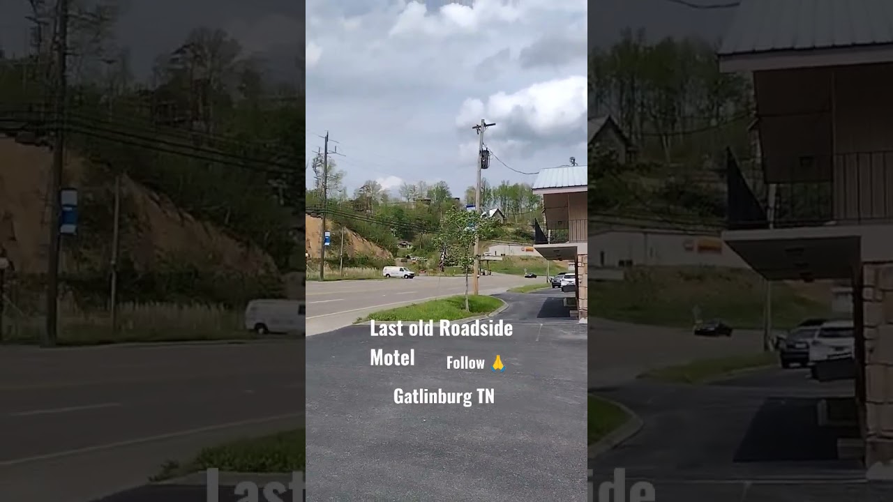 Old Roadside Motel Sign Gatlinburg TN 