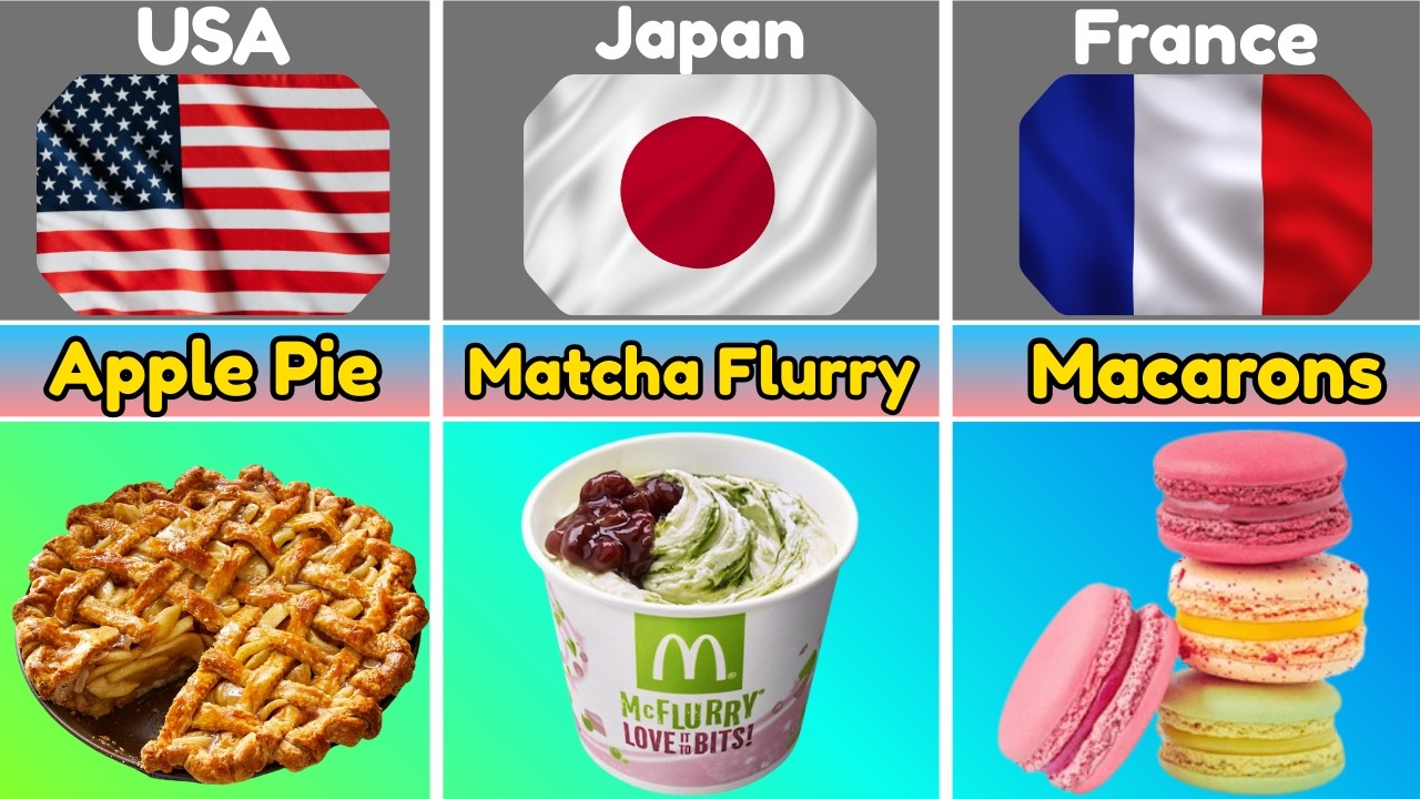 McDonald’s Desserts From Every Country 🍦 | Global McDonald's Sweet Menu Ranked